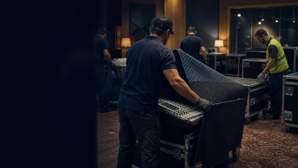 Flood Brothers crew at work: Production Moves That Keep Up With Music City