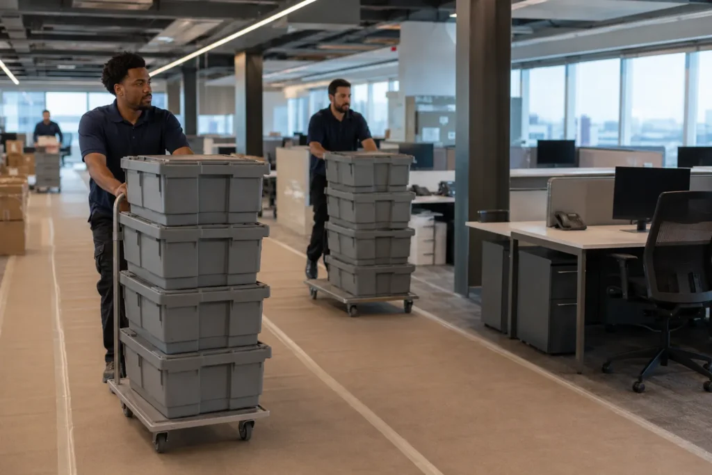 Flood Brothers managing a multi-site commercial office rollout