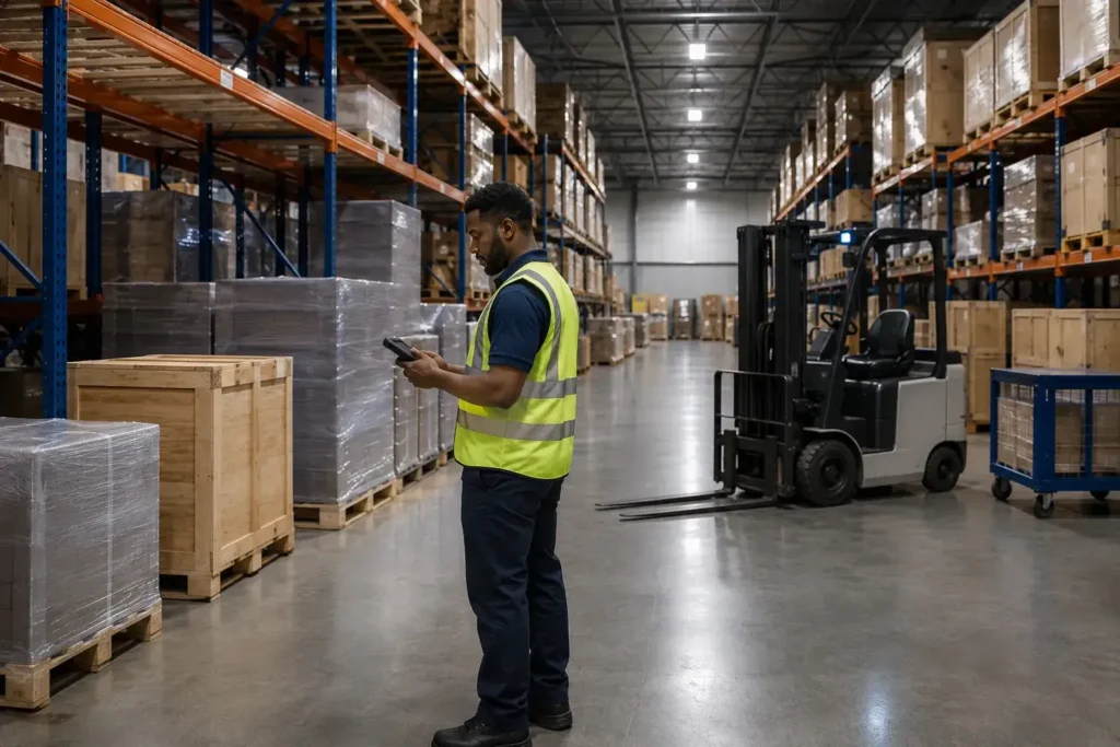 Flood Brothers secure commercial warehousing and staging facility