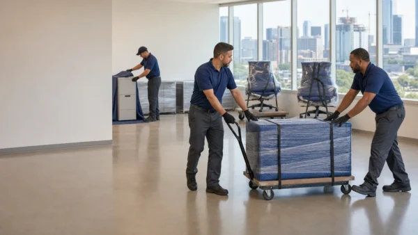 Flood Brothers crew decommissioning a Nashville office building