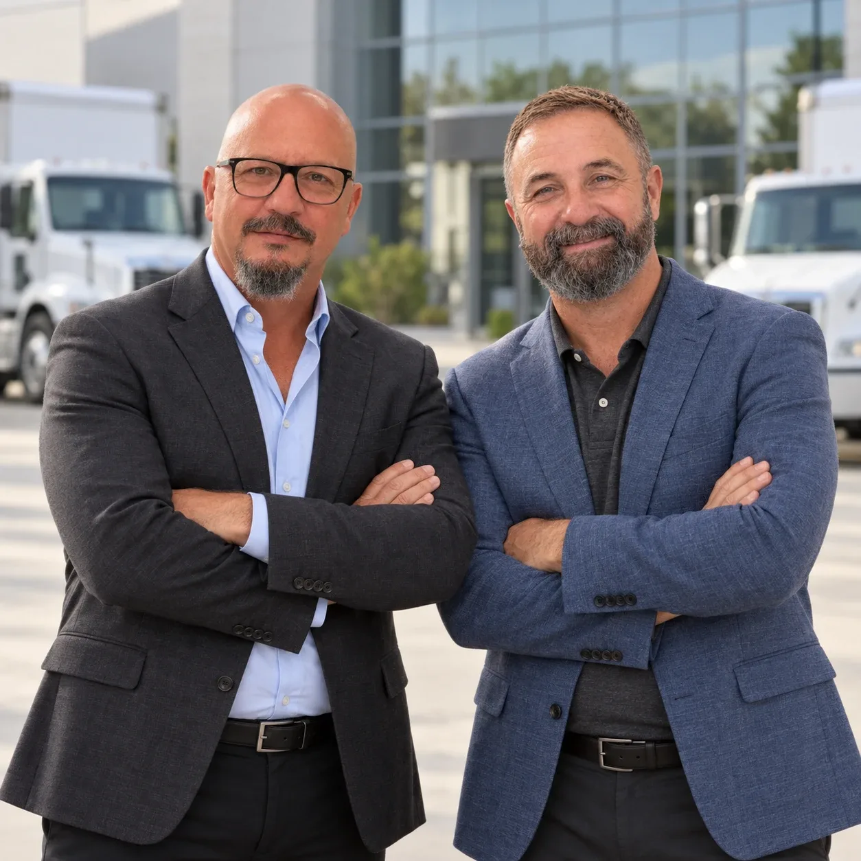 Brothers John and Robert Flood, founders and owners of family-run Flood Brothers