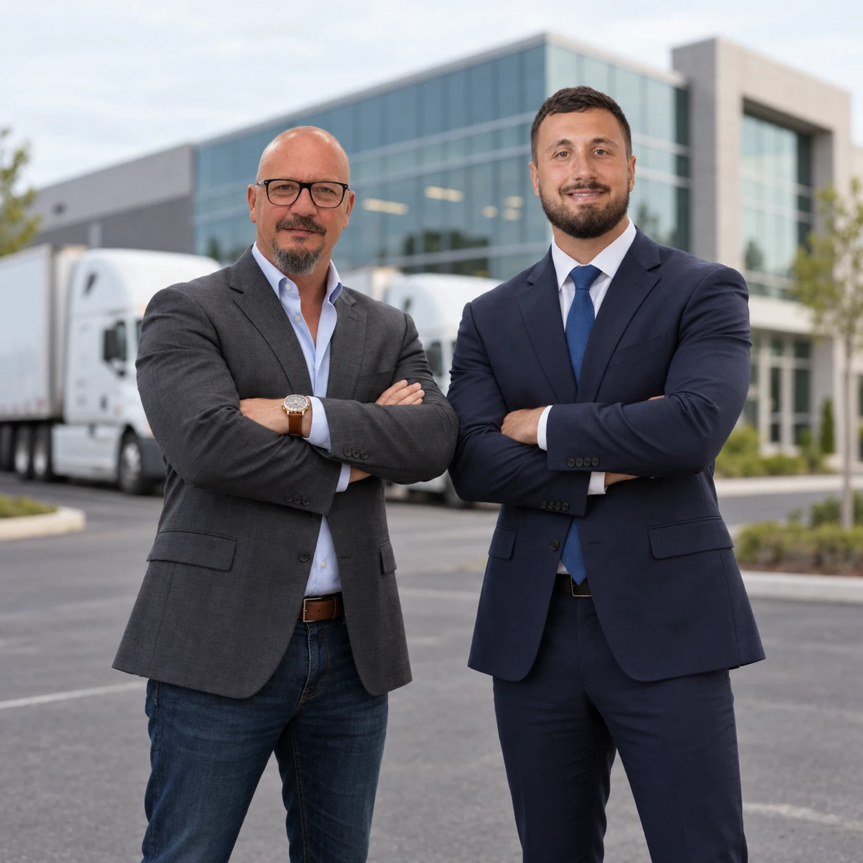 Robert and Michael Flood, owners of family-run Flood Brothers